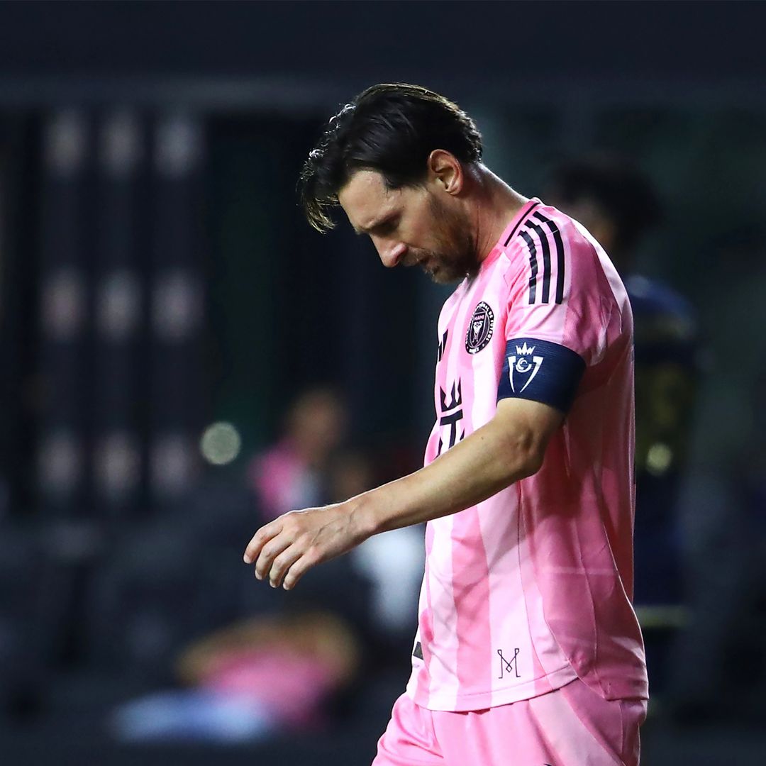 Lionel Messi durante un partido con el Inter Miami